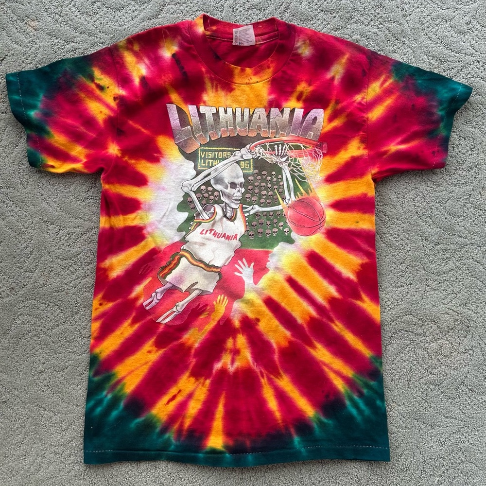 Vintage Grateful Dead/Lithuanian Basketball t-shirt